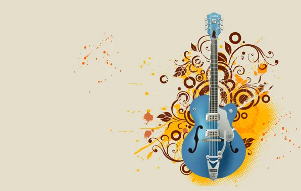 Guitar, vector, tool