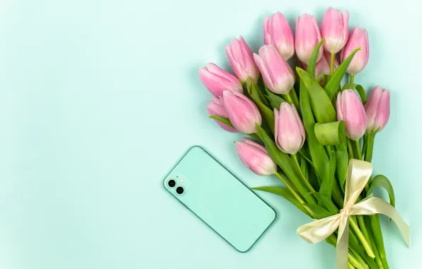 Flowers, bouquet, tulips, pink, wood, pink, flowers, beautiful