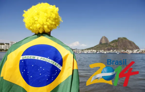 Football, logo, Brazil, football, flag, world Cup, World Cup, Brasil