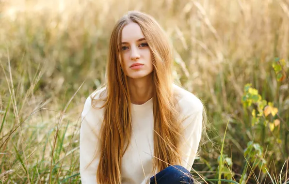 Look, model, portrait, beautiful