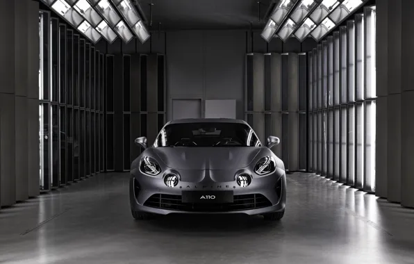 Coupe, front view, Alpine, 2019, A110S