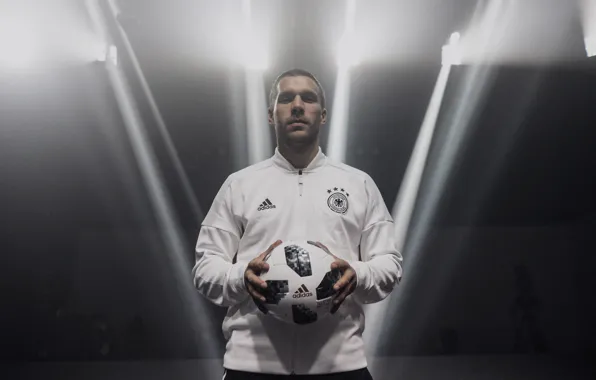 The ball, Germany, Sport, Football, Adidas, Lukas Podolski, FIFA, FIFA