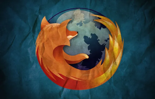 Background, planet, Fox, Mozilla Firefox