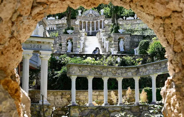 Picture Park, Germany, Bayern, Baroque garden, Of egloffstein