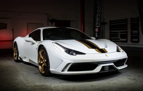 Picture Ferrari, 458, White, Speciale