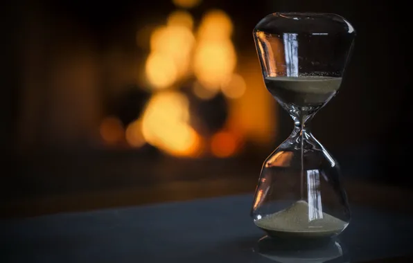 Time, life, hourglass