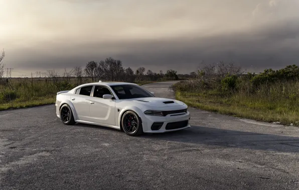 Picture Charger, Road, Trees, Hellcat Redeye
