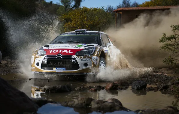 Dust, Citroen, Squirt, DS3, WRC, Rally, Rally, Kris Meeke