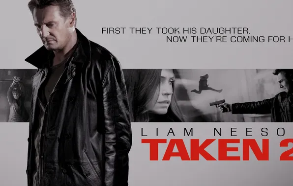 Picture poster, frames, Liam Neeson, Liam Neeson, Taken 2, Hostage 2