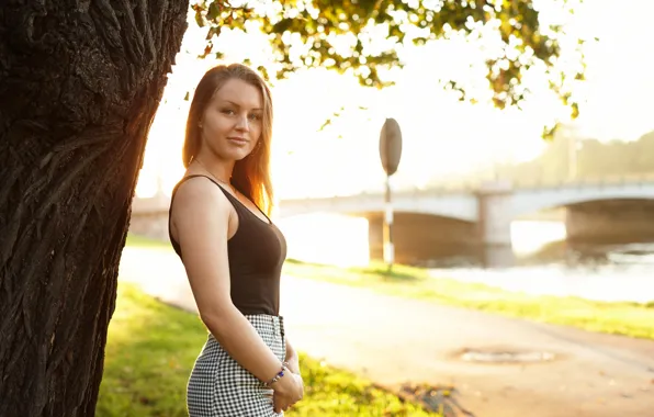 Picture summer, look, girl, face, Nastya