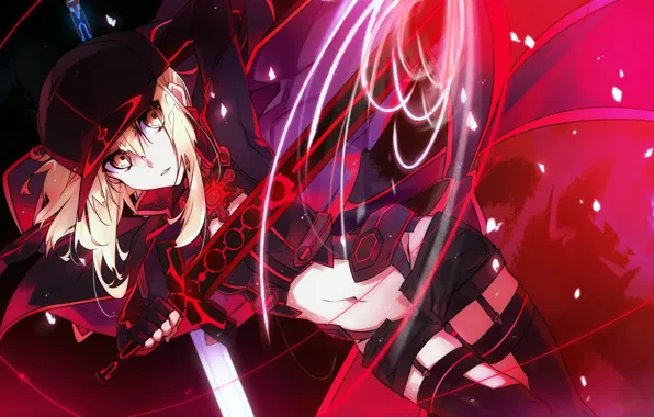 Anime, art, Fate Stay Night, the saber, Fate stay night