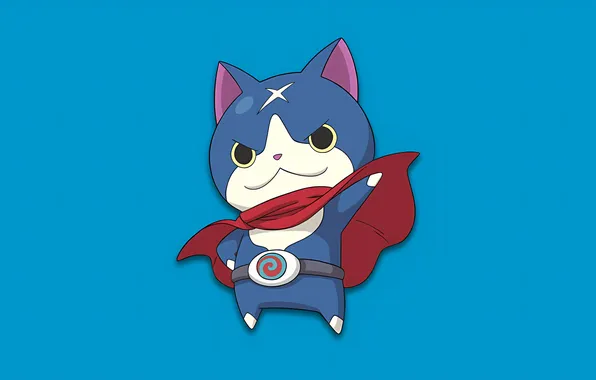 Picture cats, superhero, Yo-Kai Watch, Hovernyan