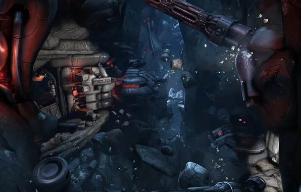 Fiction, the game, art, Warframe