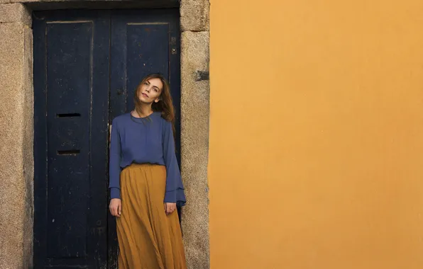 Look, background, model