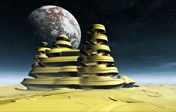 Space, landscape, planet, architecture, other