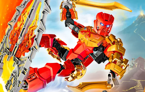 LEGO, LEGO, Bionicle, BIONICLE, 70787, maste of fire, Firelord, Taha