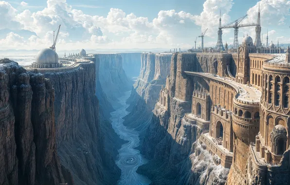 Fantasy, landscape, AI art