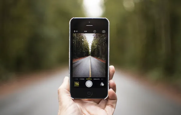 Road, camera, phone, iphone, the, iPhone