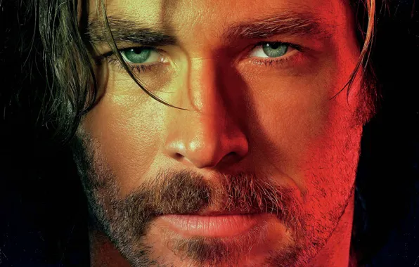 Look, male, Chris Hemsworth, Bad Times At The El Royale