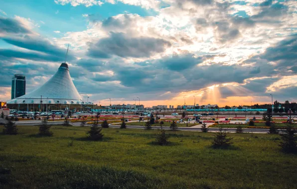 Picture sky, Han, Astana, shatyr