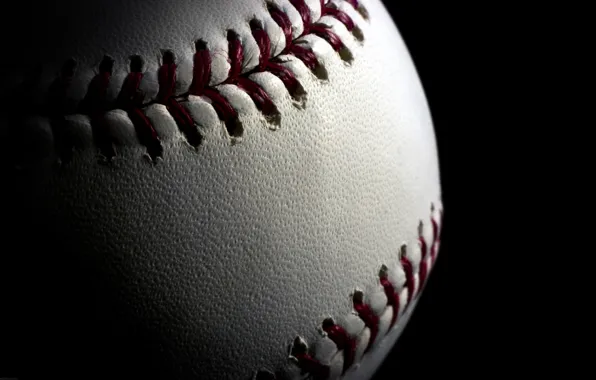 The ball, baseball, seam