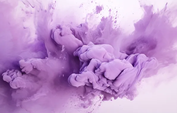 The explosion, abstraction, fog, background, lilac, pink, smoke, splash