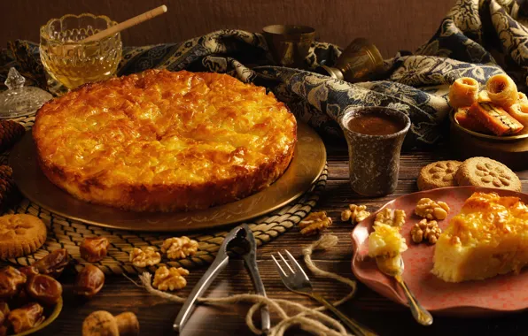 Picture food, honey, pie, honey, sweet