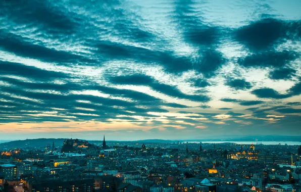 Picture the sky, landscape, home, Scotland, panorama, Edinburgh