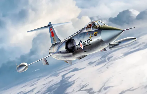 Canada, Attack, Lockheed F-104 Starfighter, Auletta, RCAF, Canadair CF-104 Starfighter