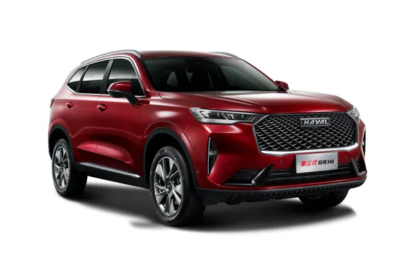 White background, 2020, CUV, Haval, H6