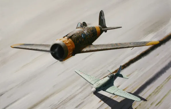 Tribute to Sottotenente Giuseppe Biron by Ivan Berryman, Macchi MC.200, 369a Squadriglia