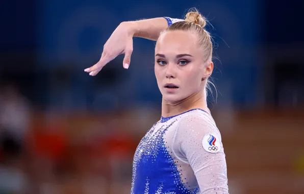 Picture Olympic games, gymnastics, Angelina Melnikova