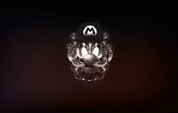 Picture background, Super Mario, Mario, Mario, Black and white, the game, minimalism, art