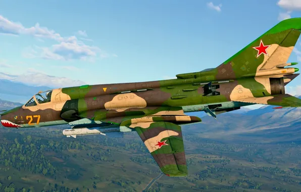 USSR, Fighter-bomber, Su-17M4, OKB P. O. Sukhoi