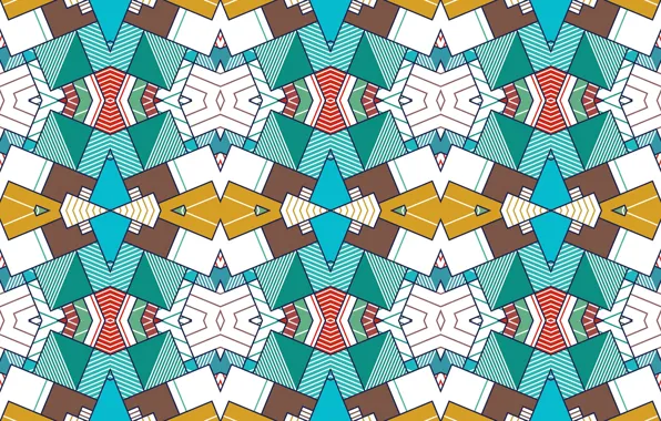 Wallpaper background, texture, geometry, ornament, pattern