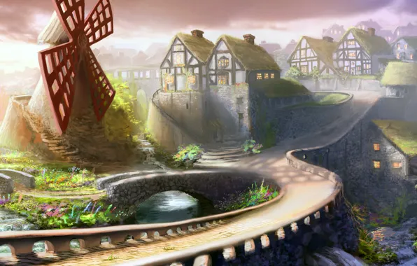 Picture the city, home, art, mill