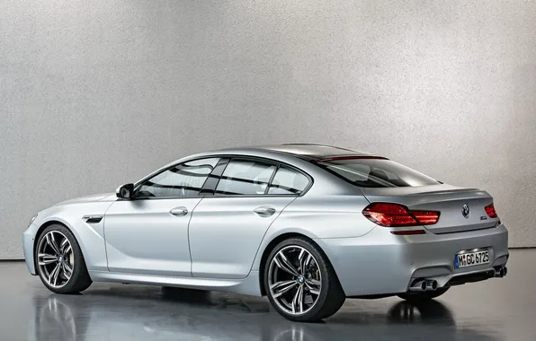 Machine, coupe, silver, BMW, Gran Coupe