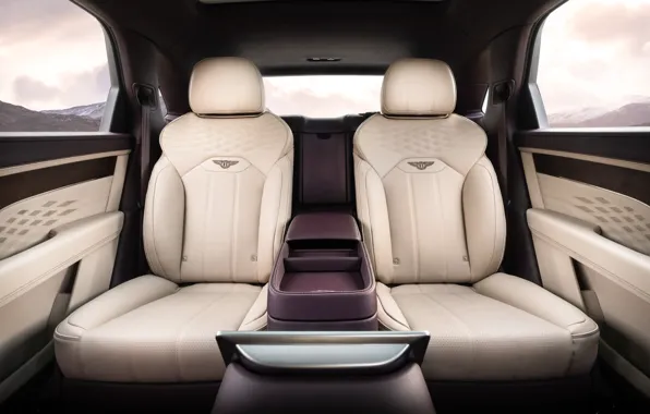 Picture Bentley, chairs, comfort, Bentayga EWB, passenger seat