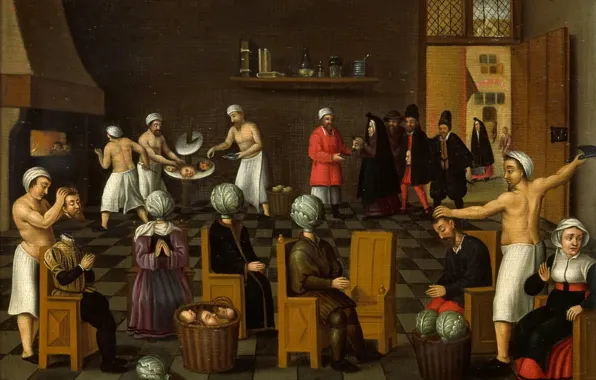 Picture picture, genre, Cornelis Van Dalem, The legend of the Baker of Eeklo