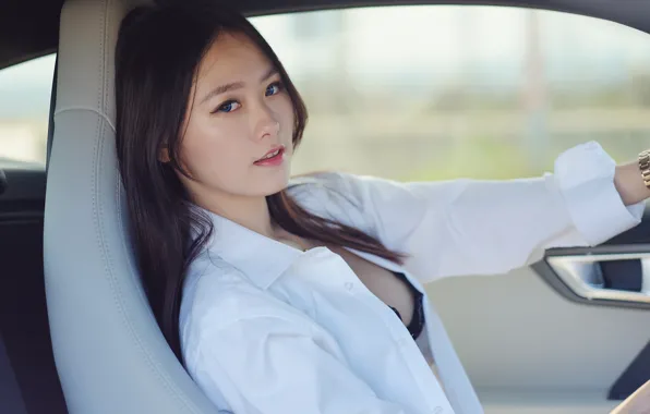 Picture look, face, car