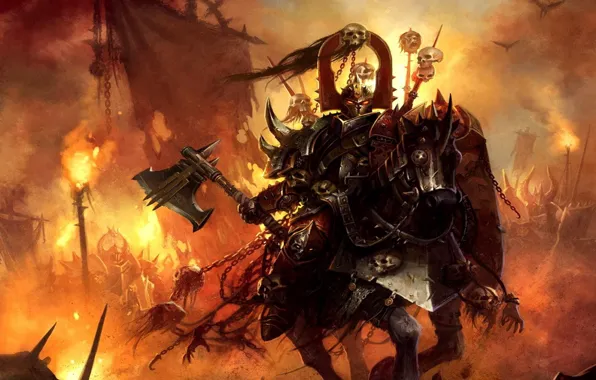 Picture fantasy, warhammer, chaos