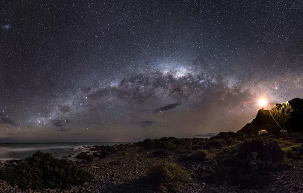 Picture the sky, water, space, stars, nature, space, sky, stars