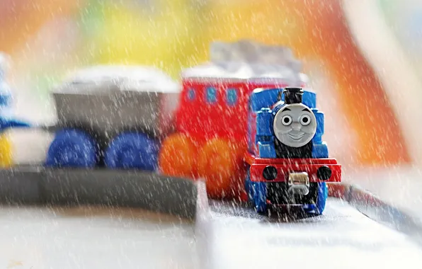 Picture rain, toy, train