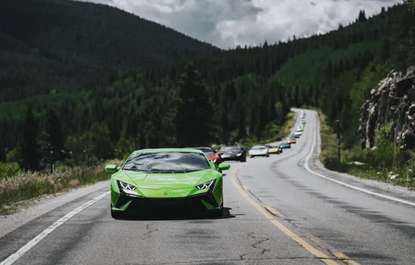 Picture Lamborghini, road, Huracan, Lamborghini Huracan Tecnica