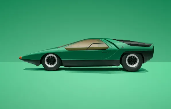 Picture Alfa Romeo, 1968, Bertone, profile, Alfa Romeo Carabo, Type 33