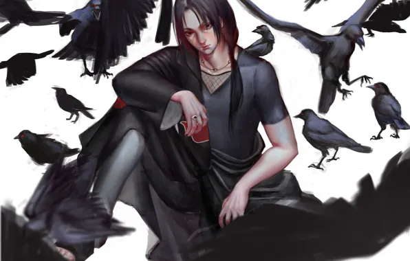 Uchiha Itachi, NARUTO, Black Bird, Genjutsu, Deathpond