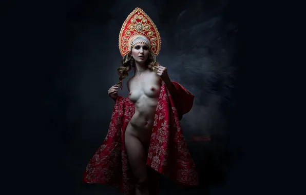 Girl, Chest, Kokoshnik, Eric Burhani, Julia Dmitrieva