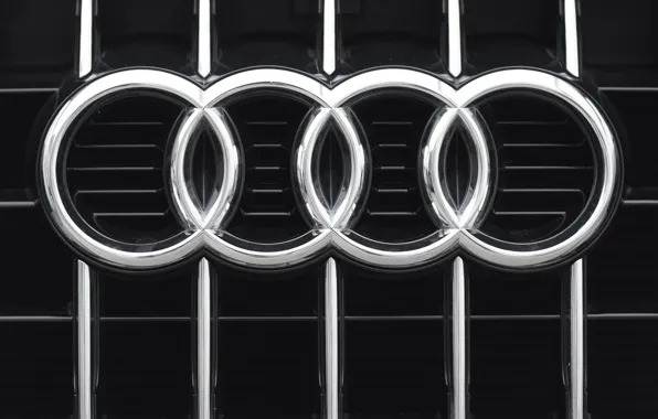 Audi, sign, grille, emblem