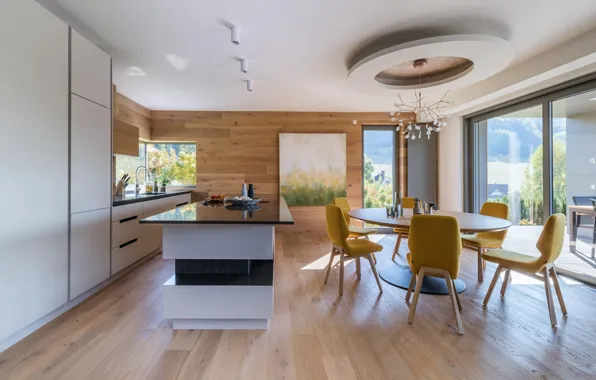 Design, style, interior, Prague, kitchen, dining room, Praha, dining area