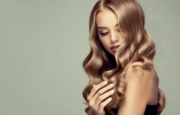 Face, hair, hands, makeup, curls, Sofia Zhuravets'